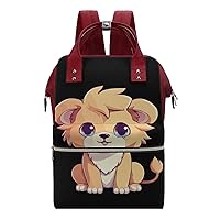 Lion King Diaper Bag for Women Large Capacity Daypack Waterproof Mommy Bag Travel Laptop Backpack