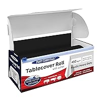 Party Essentials Heavy Duty Plastic Banquet Table Roll Available in 27 Colors, 54