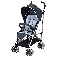 Simple Fold Compact Stroller, Folds with one Hand and Stands on its own, Rainbow