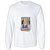 Gift for Comic Fans Hipster Thor Cartoon for and Adults Grey and Muticolor Unisex Long Sleeve T Shirt