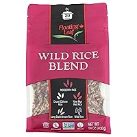 Floating Leaf Wild Rice Blend, Vegan, Kosher, Gluten Free & Non-GMO, 14 Ounce (Pack of 6)