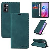 For OnePlus Nord N20 5G Wallet Case Compatible with Oppo Reno 7z/A96 5G/F21 Pro 5G/Reno 7 Lite/Reno 8 Lite/Reno 8Z Case with Card Holder Flip Cover RFID Blocking Protective Leather Case Slim Case ( Co