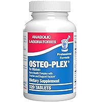 Anabolic Laboratories Osteo Plex for Women - 120 Tablets of Vitamin D3, Vitamin C, Calcium, Ovarian Substance - Vitamin D3 and Calcium Supplement for Bone and Glandular Health