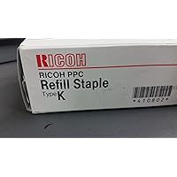 Ricoh 410802 Staple Type K Refill for SR3090/SR3130 Finishers - 5000 Per Cartridge - 3/Carton