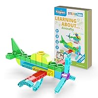 Engino STEAM Labs Learning About Aircrafts Building Block & Construction Toy for Ages 3+