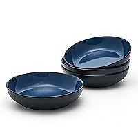 Pfaltzgraff Lucy Set of 4 Pasta Bowls, 8.5 Inch, Blue