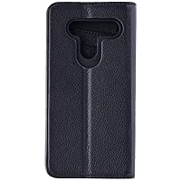 Case-Mate Wallet Folio Genuine Leather Case for LG V40 ThinQ - Black