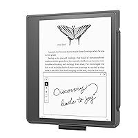 Kindle Scribe Leather Folio Cover with Magnetic Attach (only fits Kindle Scribe) - Black