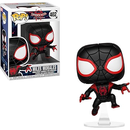 Marvel: Animated Spider-Man Movie Mile Morales Spider-Man Collectible Figure, Multicolor
