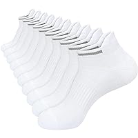 KOOOGEAR Womens Athletic Socks,5 Pairs Cotton Trainer Ankle Socks With Arch Support,Moisture Wicking Breathable Cushioned Low Cut Sports Socks