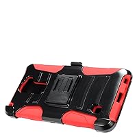 Eagle Cell Belt Clip for LG Stylo 2/Stylus 2 LS775/Stylus 2 Plus K550 - Retail Packaging - Red/Black