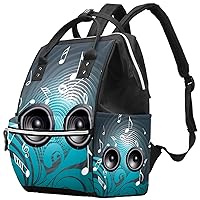 Music Speaker Diaper Bag Backpack Baby Nappy Changing Bags Multi Function Large Capacity Travel Bag