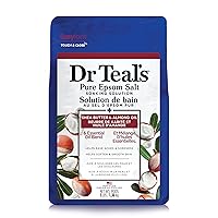 Dr Teal's Epsom Salt Soak Bundle with Elderberry and Shea Butter & Almond, 3 lbs Each