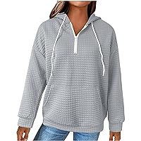 Sweatshirt Fall Clothes Hoodies Long Sleeve Casual Solid Drawstring Hoodie Sweatshirts For Women Pullover With Pockets