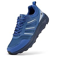 FitVille Extra Wide Sneakers for Men Wide Toe Box Shoes for Diabetic Men, Lightweight Mens Wide Running Shoe Breathable Extra Wide Shoes for Men for Flat Feet Heel Pain Relief,Plantar Fasciitis