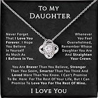 To My Daughter, Gift Fom Dad, Daughter Necklace, Gift for Daughter from Dad, Father Daughter Necklace, Gold Necklace for Daughter from Dad, Custom Name