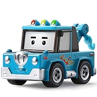 Robocar Poli, Spooky DIE-CAST Metal Toy Cars, Tow Truck Toys Diecast Vehicle Party Birthday Gifts for Toddlers Age 1-5 Boys Girls