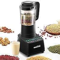 WantJoin 60 Oz Hot & Cold Countertop Cooking Blender, 24000RPM High-Speed Blender with 9 One Touch Programs, Soybean Milk Machine for Nut Butters,Soups,Shakes and Smoothies with 12H Delay Cook