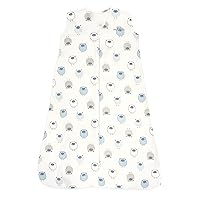 Sleepsack, 100% Cotton Wearable Blanket, Swaddle Transition Sleeping Bag, TOG 0.5, Sleepy Sheep, Large, 12-18 Months