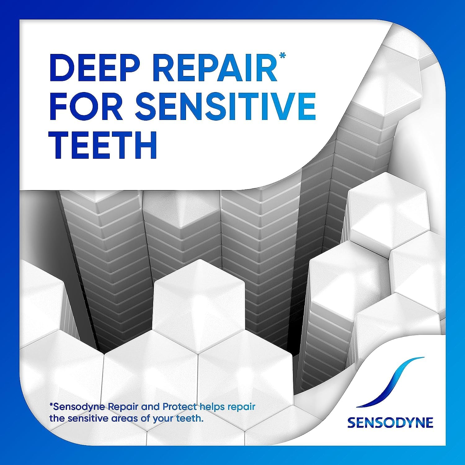 Sensodyne Repair and Protect Mint Toothpaste, Toothpaste for Sensitive Teeth and Cavity Prevention, 3.4 oz (Pack of 3)