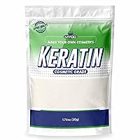 Keratin Powder – 50 Gm (1.76 Oz), Pure Keratin Powder, Keratin Powder for Shampoo and Conditioner, Keratin for Nail Care & Hair Care Products, Keratin Powder Bulk