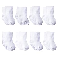 Gerber Unisex-Baby 8-Pack Wiggle-Proof Jersey Ankle Socks