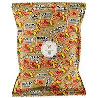 Haribo Gold Bears Gummy Candy Fun Size Packets (1 Pound) in Resealable Bags