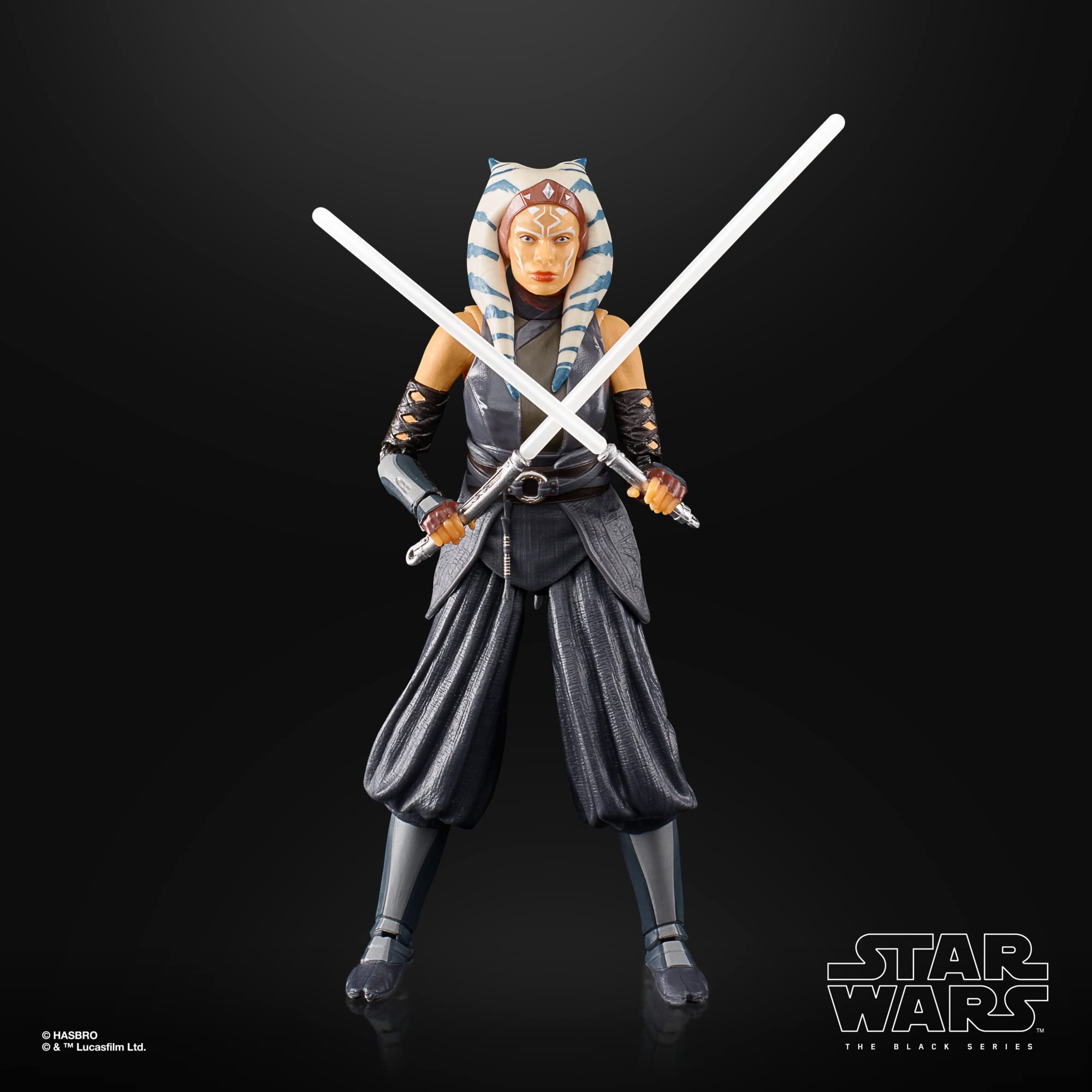STAR WARS The Black Series Ahsoka Tano Toy 6-Inch-Scale The Mandalorian Collectible Action Figure, Toys for Kids Ages 4 and Up