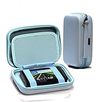 Light Blue Hard GPS Carry Case Compatible with Garmin Zumo 396 LMT-S, Motorcycle GPS