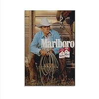 BAZZI Marlboros Poster Cigarettes Poster Vintage Poster 2 Canvas Poster Bedroom Decor Office Room Decor Gift Unframe-style 08x12inch(20x30cm)