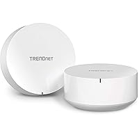 TRENDnet AC2200 WiFi Mesh Router System, TEW-830MDR2K,2 x AC2200 WiFi Mesh Routers, App-Based Setup, Expanded Home WiFi(Up to 4,000 Sq Ft. Home),Supports 2.4Ghz/5G,White