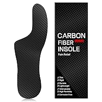 Morton’s Extension Carbon Fiber Insole 1 PC Rigid Shoe Insert Big Toe Plate for Morton's Toe, Turf Toe, Hallux Rigidus, Arthritis, Broken Big Toe, 215 mm for Men Women