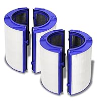 TP06 HEPA Replacement Filter for Dyson HP06 TP06 HP07 TP07 TP7A HP09 TP09 HP09 TP09 PH01 PH02 PH03 PH04 360° Combi Glass Purifying Fans, Part No. 970341-01, 2-in-1 Upgraded Replacement, 2 PACK