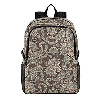 ALAZA Paisley Indian Style Floral Packable Backpack Travel Hiking Daypack