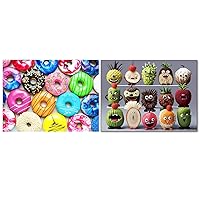 500 Pieces Jigsaw Puzzles Happy Fruits+ Donuts