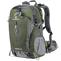 40L Waterproof Lightweight Hiking,Camping,Travel Backpack for Men Women