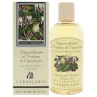 Honeysuckle Perfumed Shower Gel - Body Wash Gently Caresses and Cleanses Your Skin - Perfumed and Relaxing Body Foam - Scented Shower Gel - Refreshing and Invigorating Bath Gel - 8.4 oz