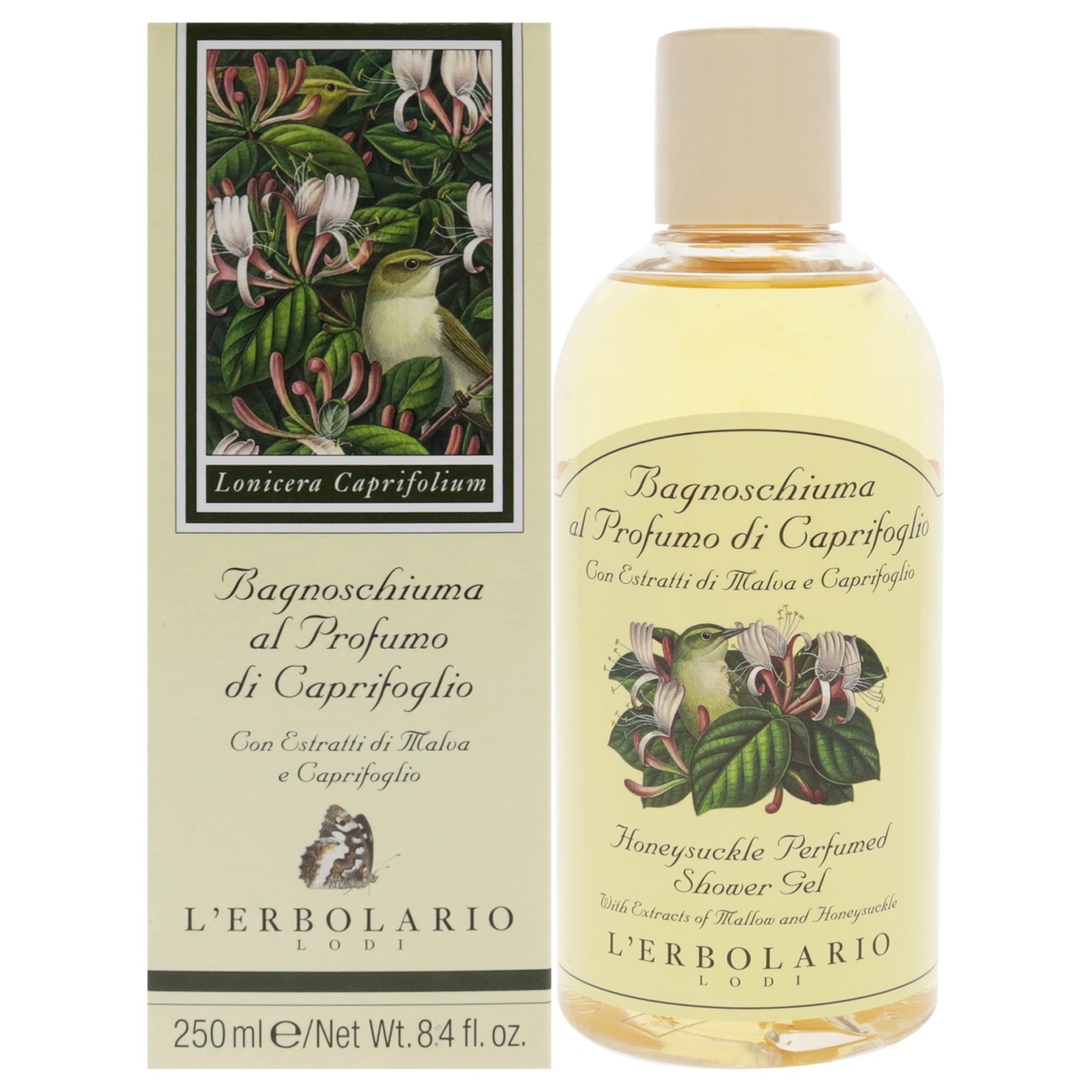 L'ERBOLARIO Honeysuckle Perfumed Shower Gel For Unisex 8.4 oz Shower Gel