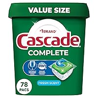 Complete Dishwasher Pods - Fresh Scent ActionPacs, 78 Count