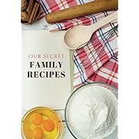 Large Print Blank Recipe Book: Our Family Recipes Journal to Write in Cooking Instructions Eggs with Cookbook Large Print Blank Recipe Book: Our Family Recipes Journal to Write in Cooking Instructions Eggs with Cookbook Hardcover Paperback
