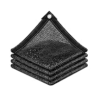 50% Sunblock Shade Cloth Net Black Resistant - 20x30 Ft Garden Shade Mesh Tarp for Plant Cover, Greenhouse, Chicken Coop, Kennels, Tomatoes Plants