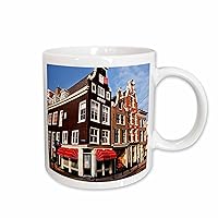3dRose Netherlands, Holland, Amsterdam, Dutch Architecture Mug, 11 oz, Ceramic