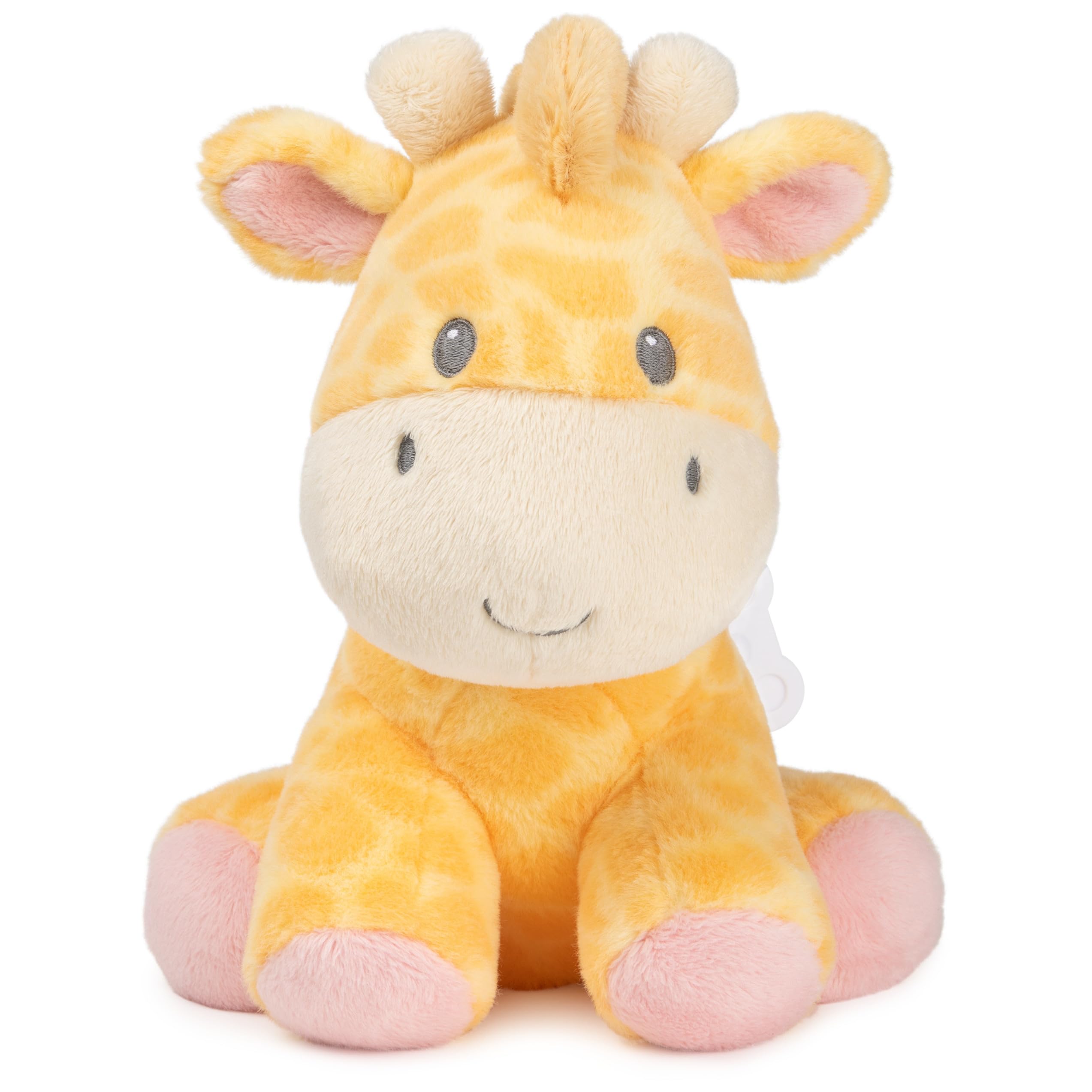 GUND Baby Safari Friends Giraffe Keywind Musical Plush, Plays Brahms’ Lullaby, Stuffed Animal Sensory Toy for Ages 10 Months and Up, Yellow, 9”