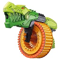 Toy Gun Toy Foam Blasters with 120 Foam Bullets, 40-Dart Rotating Drum, Foam Dart Gun Shooting Game for Indoor Outdoor Activity, Dinosaur Toys Birthday Xmas Gifts for Kids, Teens, Adults 6+