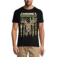 Men's Graphic T-Shirt Awesome Hunting Dad - Deer Hunter Eco-Friendly Limited Edition Short Sleeve Tee-Shirt