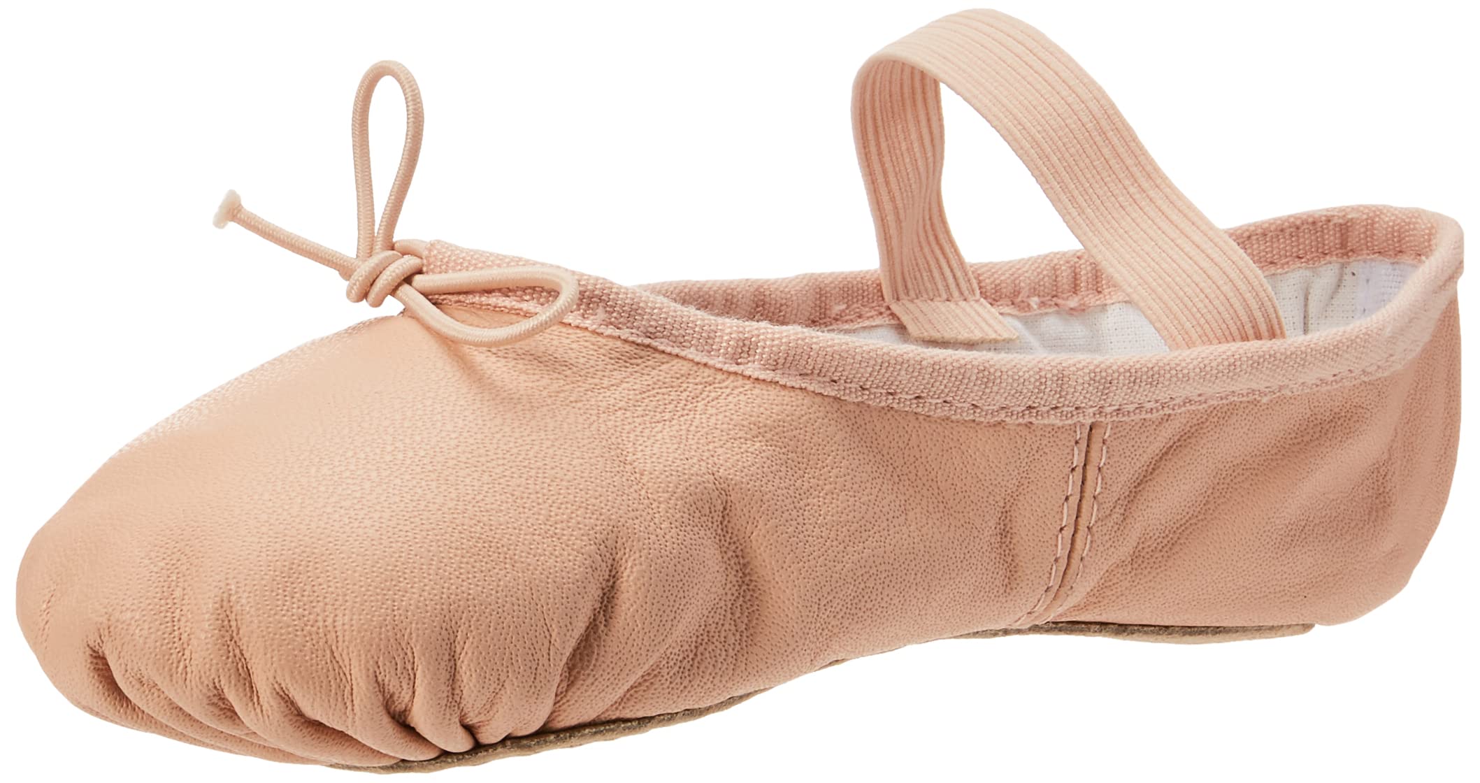 Bloch Dance Girl's Dansoft Full Sole Leather Ballet Slipper/Shoe, Pink, 12.5 X-Wide Little Kid