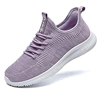 Lamincoa Womens Walking Shoes Slip On Lightweight Memory Foam Cheer Sneakers for Tennis Gym Running Workout Yoga