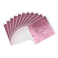 Pink Gold Leaf Sheets,100 Sheets 3.15