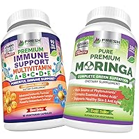 FRESH HEALTHCARE Immune Multivitamin and Moringa Superfood - Bundle