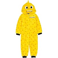 Baby Shark Onesie Kids Toddlers Yellow Song Characters All In One Pyjamas